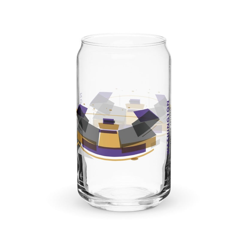 University of Washington Huskies glass