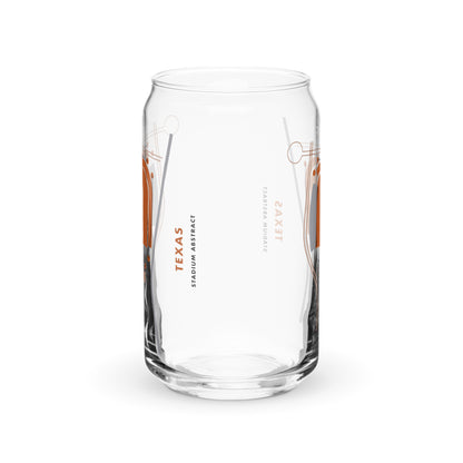 Texas Longhorns | Can-shaped glass