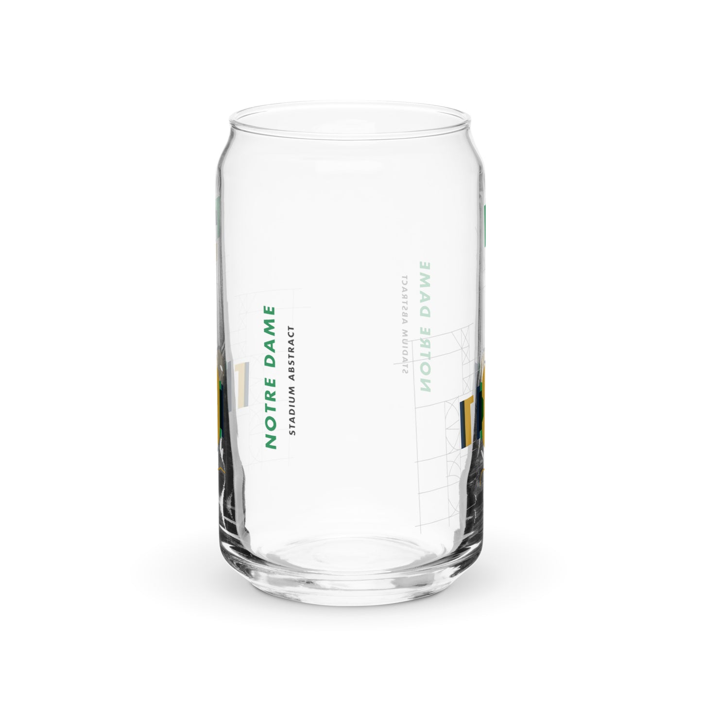 Notre Dame Fighting Irish | Can-shaped glass