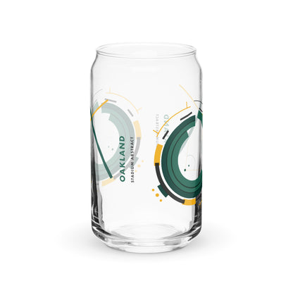 Oakland Athletics | Can-shaped glass