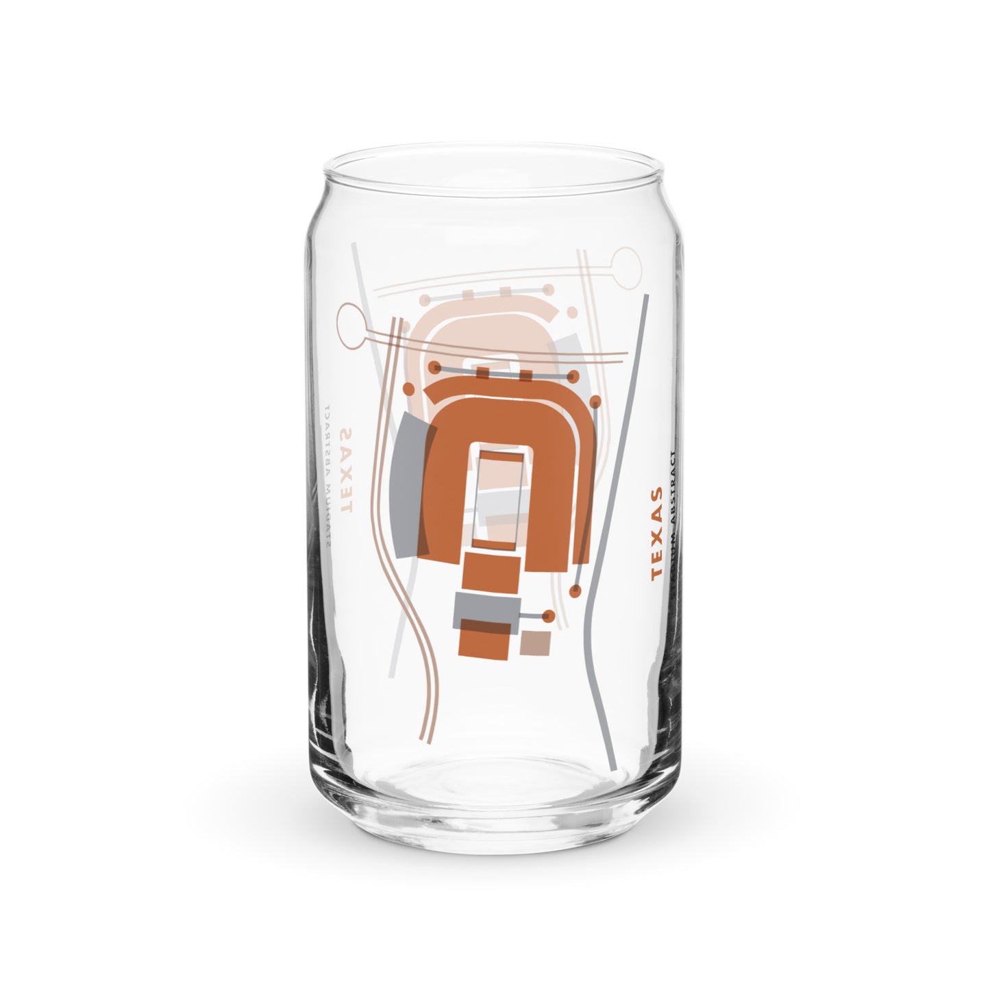 Texas Longhorns | Can-shaped glass