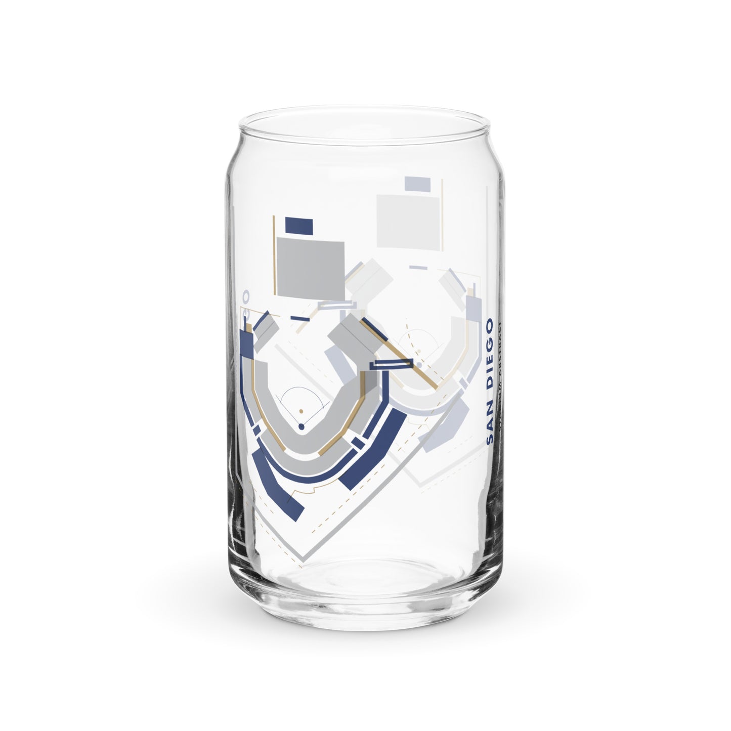 San Diego Padres | Can-shaped glass