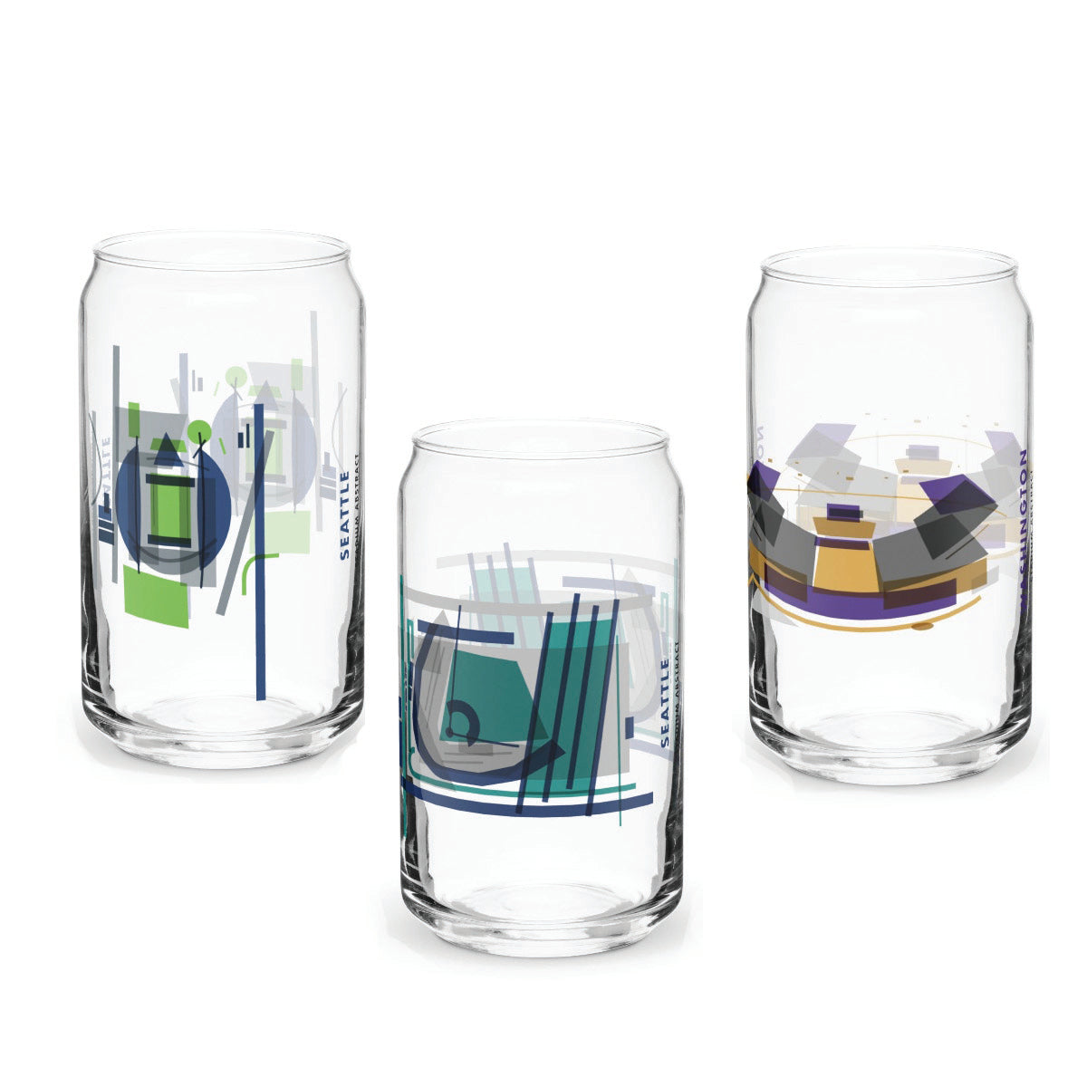 Seattle Seahawks Seattle Mariners University of Washington Huskies glass